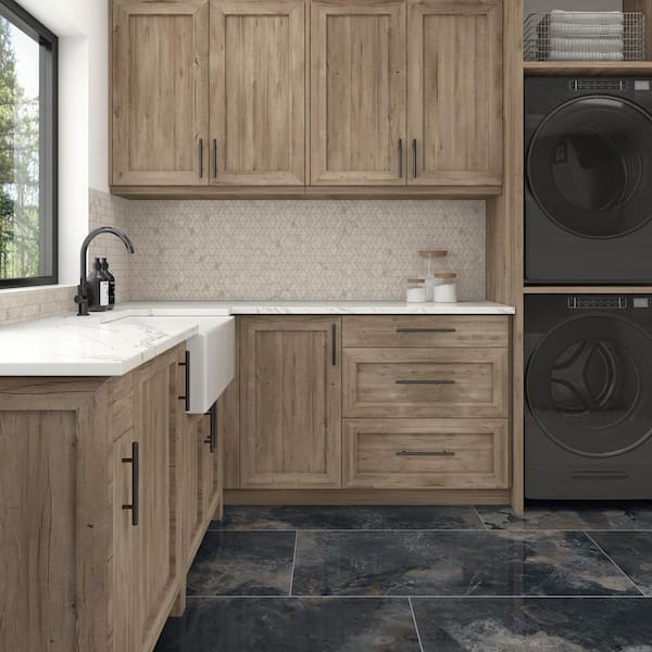 Daltile Xpress Mosaix Peel 'N Stick Frost White 18 in. x 12 Marble
