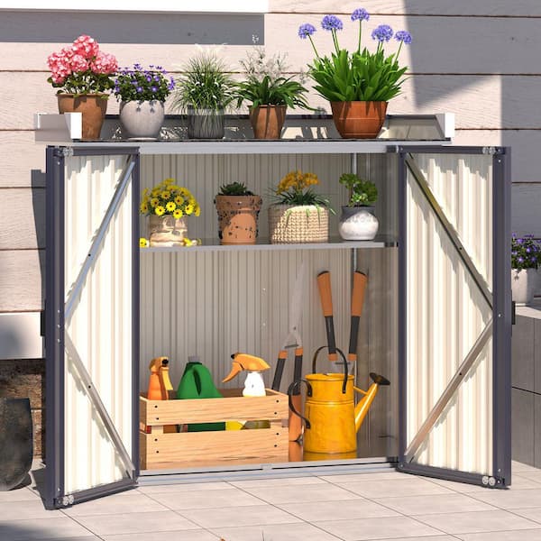 AECOJOY 38 in. W x 36 in. H Outdoor Storage Cabinet Waterproof