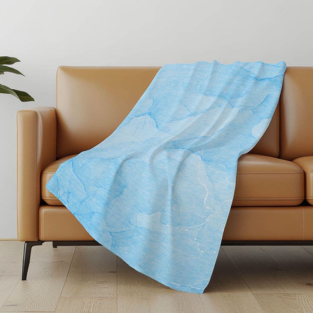 Premium Machine Washable ASB509 Blue 50 in. x 70 in. Sherpa Throw Blanket price history on PriceWatchPro