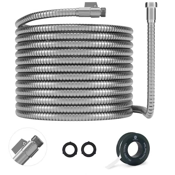 Morvat 1/2 in. x 50 ft. Stainless Steel Garden Hose