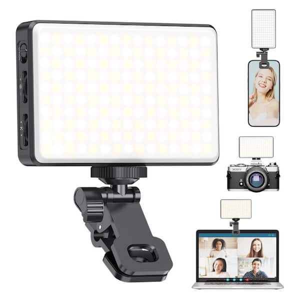 Vrbgify 150-LED Selfie Light iPhone, iPad, and Cameras, 5500mAh Rechargeable, 3 Brightness Modes, Perfect for Photos and Videos