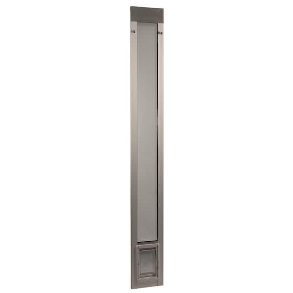 Ideal Pet Products 5 in. x 7 in. Small Mill Pet and Dog Patio Door Insert for 77.6 in. to 80.4 in. Tall Aluminum Sliding Glass Door