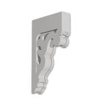 12-1/4 in. x 21-1/8 in. x 3-3/16 in. Polyurethane Decorative Bracket