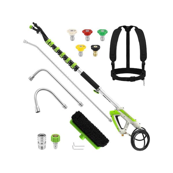 Justincity Telescoping Pressure Washer Sprayer Wand 21 ft