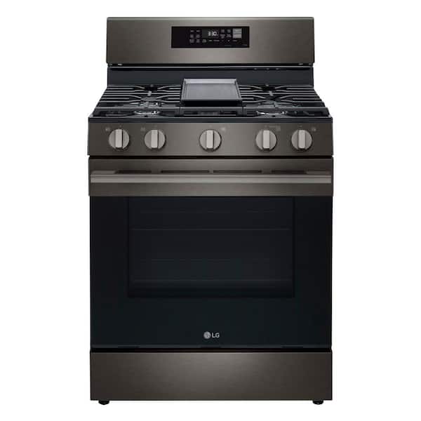 LG 30 in., 6.3 cu. ft. Free-Standing Single Oven Gas Range with 5