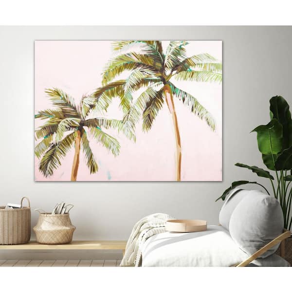 Clicart Palm Trees by Shelby Dillon 72 in. x 54 in.