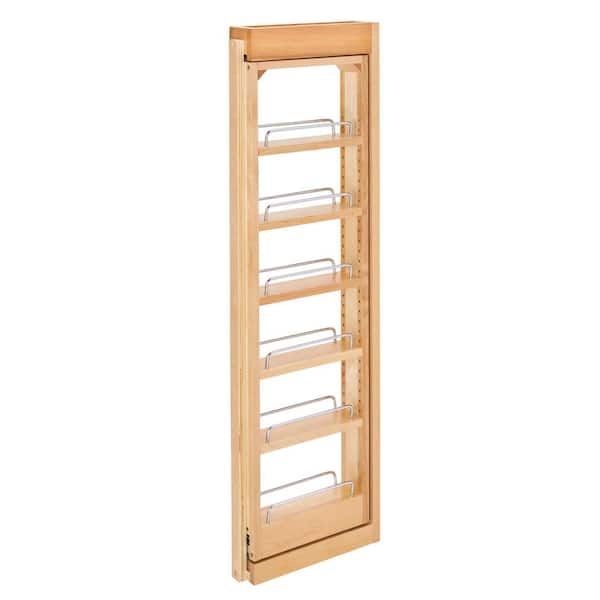 Rev-A-Shelf Natural Maple 3 in. W x 39 in. H Wood Wall Filler Pullout, New Kitchen Applications