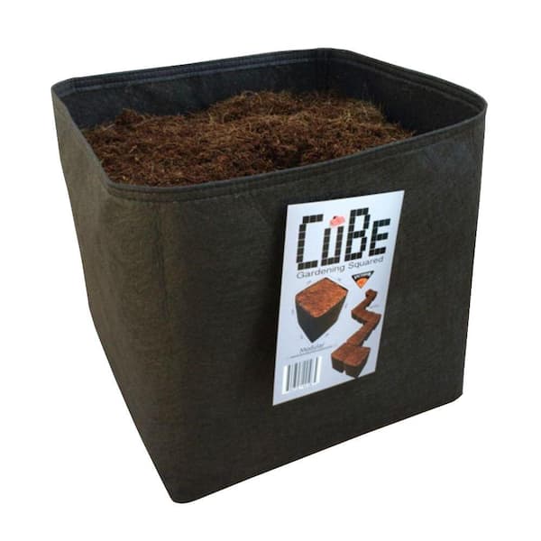 Unbranded 1 ft. x 1 ft. Black Modular Instant Raised Garden Planter CuBe
