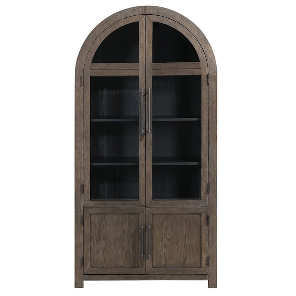 Burlington Brown 39 in. Display Cabinet