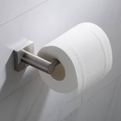 Kraus Ventus Toilettenpapierhalter Aus Messing – Mattschwarz, Langlebig & Elegant Fürs Bad