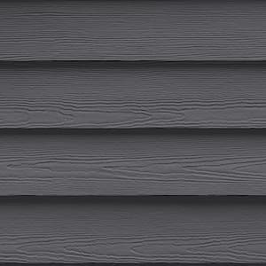 Hardie Plank HZ5 8.25 in. x 144 in. Statement Collection Night Gray Cedarmill Fiber Cement Lap Siding
