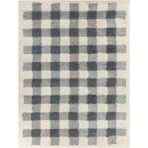 BALTA March Blue 7 ft. 10 in. x 10 ft. Gingham Area Rug 52464762.240305 ...