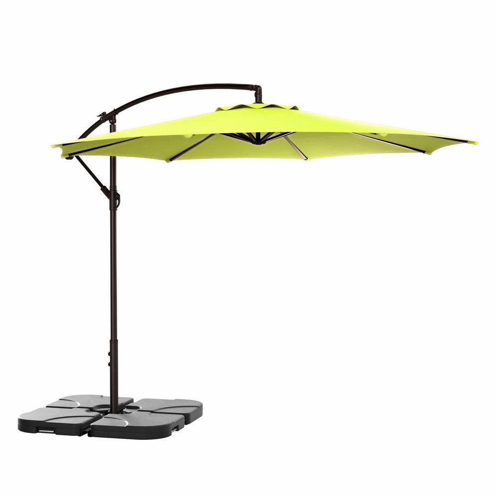 Black Plastic Fillable Parasol Base for Outdoor Umbrellas