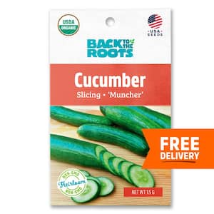 Organic Cucumber 'Muncher' Gardening Seeds