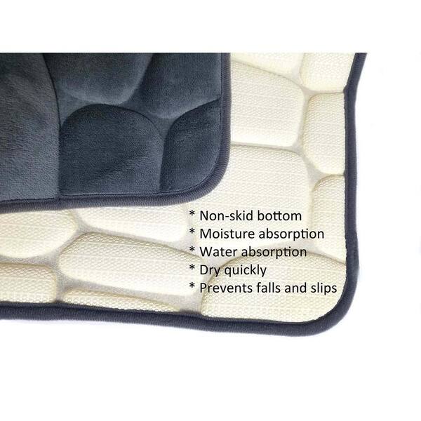 Gear New Abstract Pattern with Bright Feather Bath Rug Mat No Slip Microfiber Memory Foam Gear New Abstract Pattern with Bright Feather Bath Rug Mat No Slip Microfiber Memory Foam