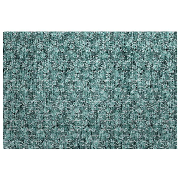 Dream Shag Premium Machine Washable Abstract ADS692 Purple 3 ft. x 4 ft. Area Rug