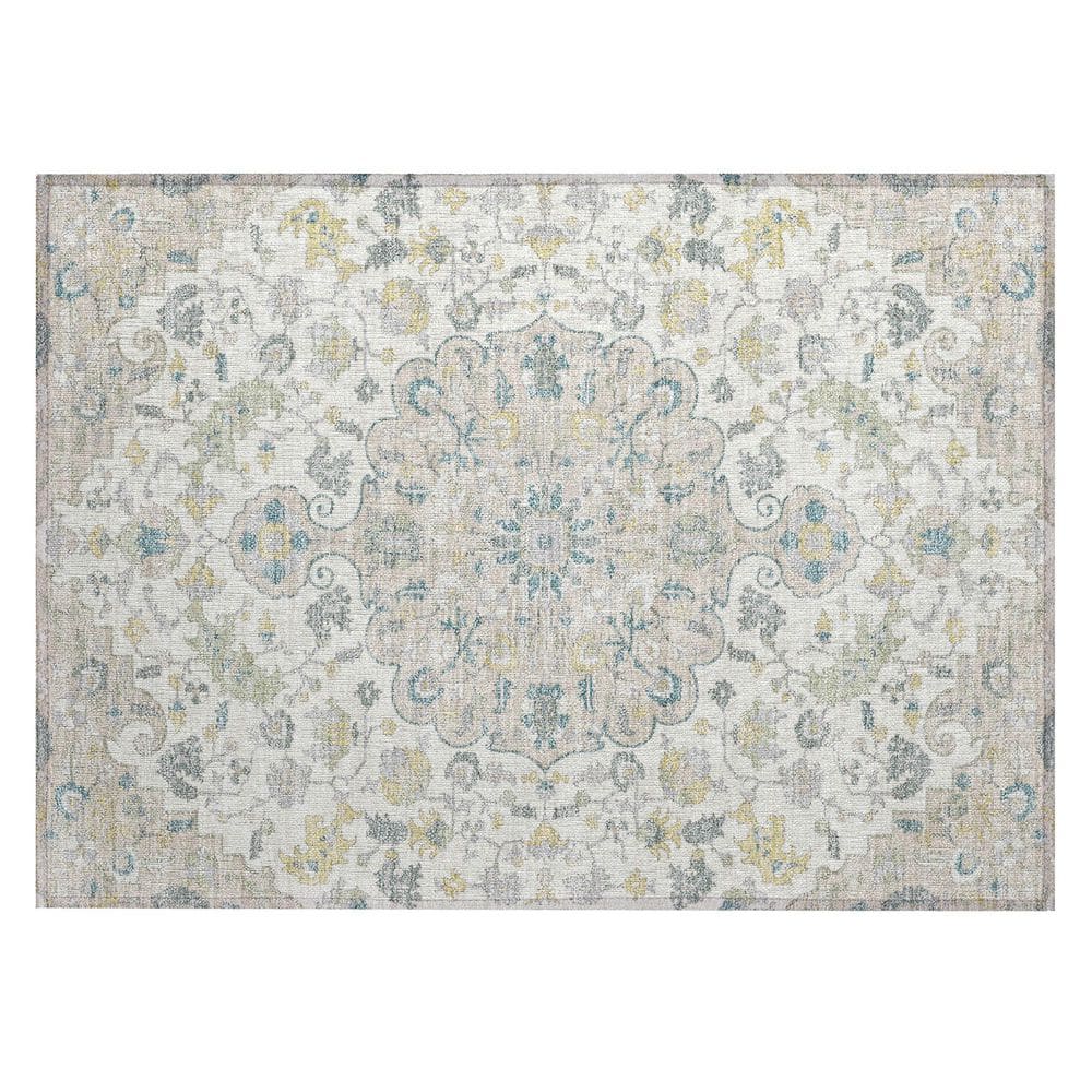 Chantille Machine Washable Indoor/Outdoor Abstract ACN2564 Ivory 2 ft. x 3 ft. Accent Rug price history on PriceWatchPro