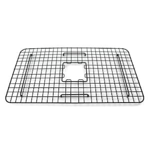 SOFINNI Sink Protectors for Kitchen Sink with White Coating Sink Grate  Insert Grid Sink Bowl Drying Rack Medium (12.5 x 16.25)