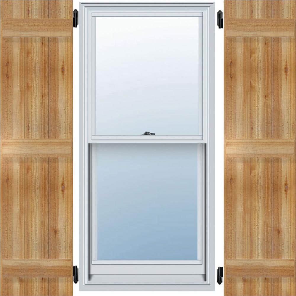 "21-1/2"" X 81""Timbercraft Rustic Wood Four 5-3/8""Joined Board and Batten Shutters Rough Sawn Cedar(pair)" price history on PriceWatchPro