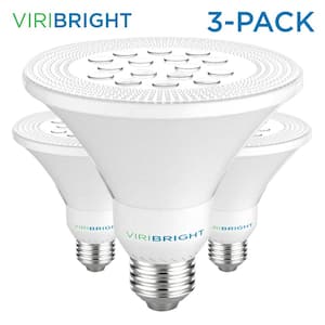 75-Watt Equivalent PAR30 Dimmable Short Neck Indoor LED Flood Light Bulb Daylight (3-Pack)