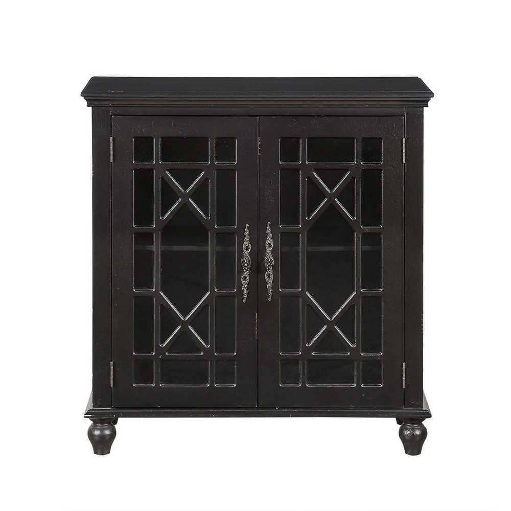 EVERGLADE HOME Amancio Antique Black Accent LX1002A70BK The