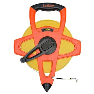 Lufkin 300 ft. SAE Fiberglass Long Tape Measure with 1/8 in. Fractional Scale