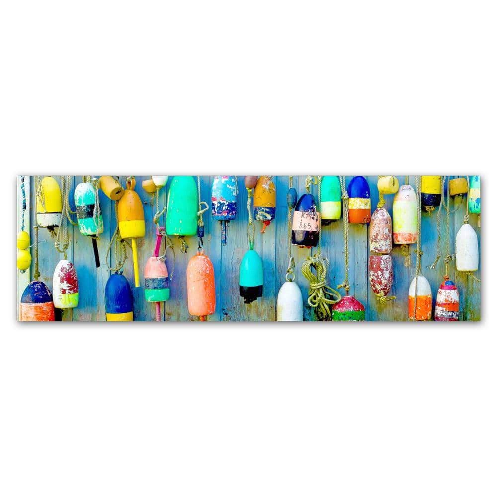 Preston 'Floaters' Colorful Buoys Canvas Art, 24 in