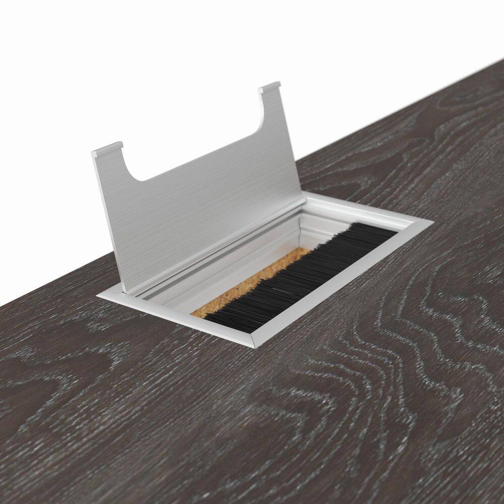 Dorrinson 47'' Transitional Two-Tone Home Office Desk