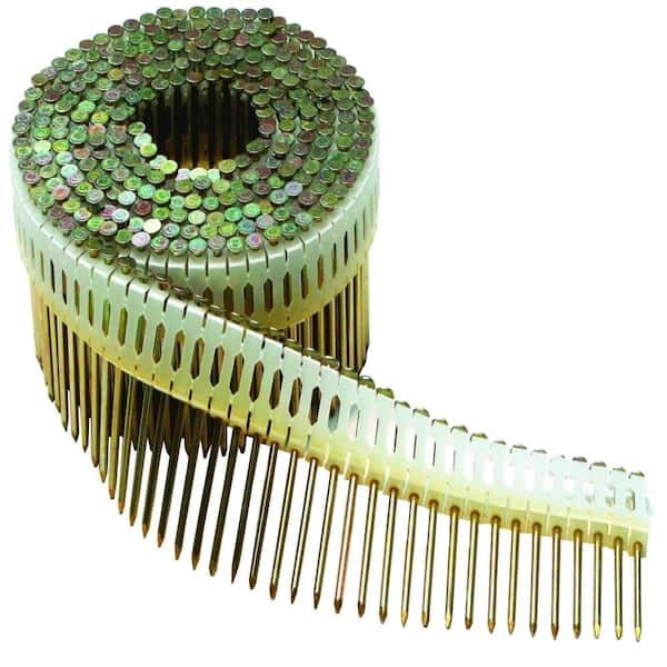 Duo-Fast 1-7/8 in. x 0.091 Electro-Galvanized Smooth Shank 0 Degree Plastic Coil Framing Nails (3,600-Pack)
