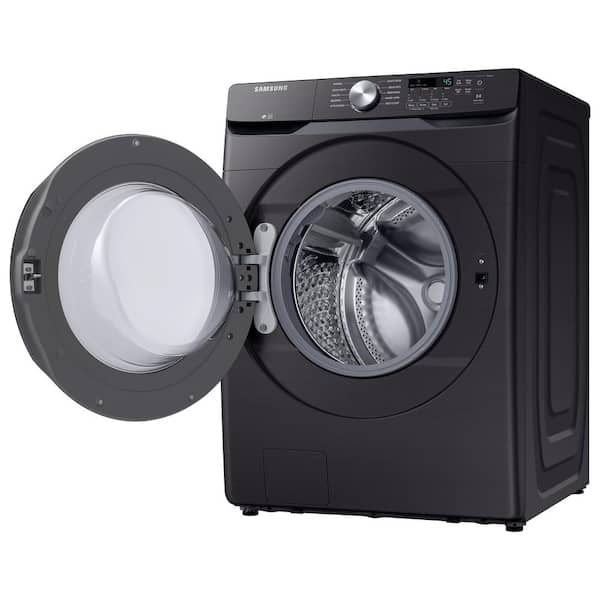 4.5 cu. ft. High-Efficiency Front Load Washer in Brushed Black with Self-Clean+