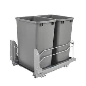 Double 35 Qt. Pullout Soft Close Waste Container