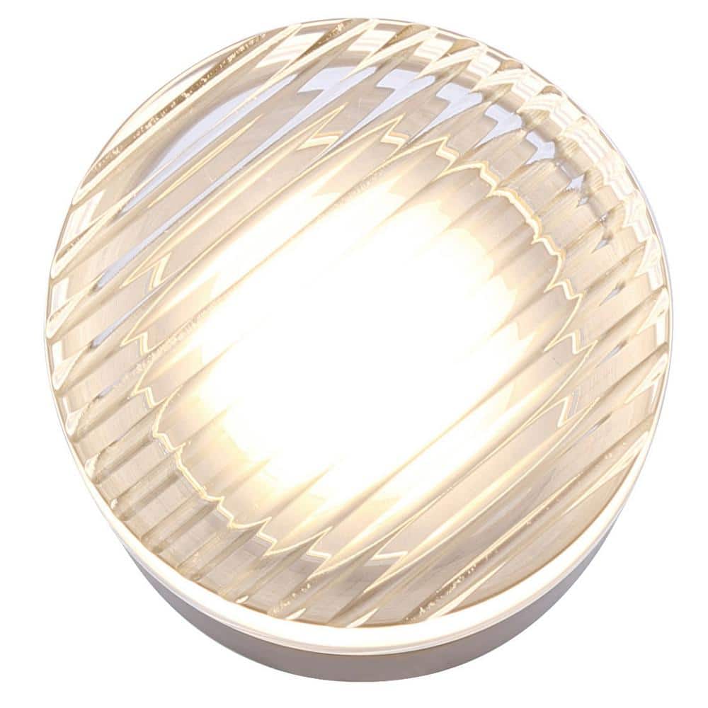 Benni 5.375" Gold LED Wall Sconce with Acrylic Shade