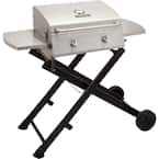 Portable Propane Gas Grill in Stainless Steel