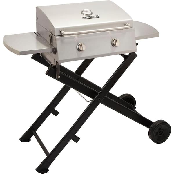 Cuisinart Portable Propane Gas Grill in Stainless Steel