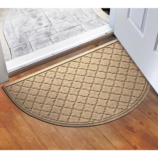 Delxo Indoor Door Mat，20X32 Super Water Absorbent Door Mats, Quatrefoil  Pattern Door Rugs For Entryway,Back Door,Entrance,Bathroom,Machine Washable