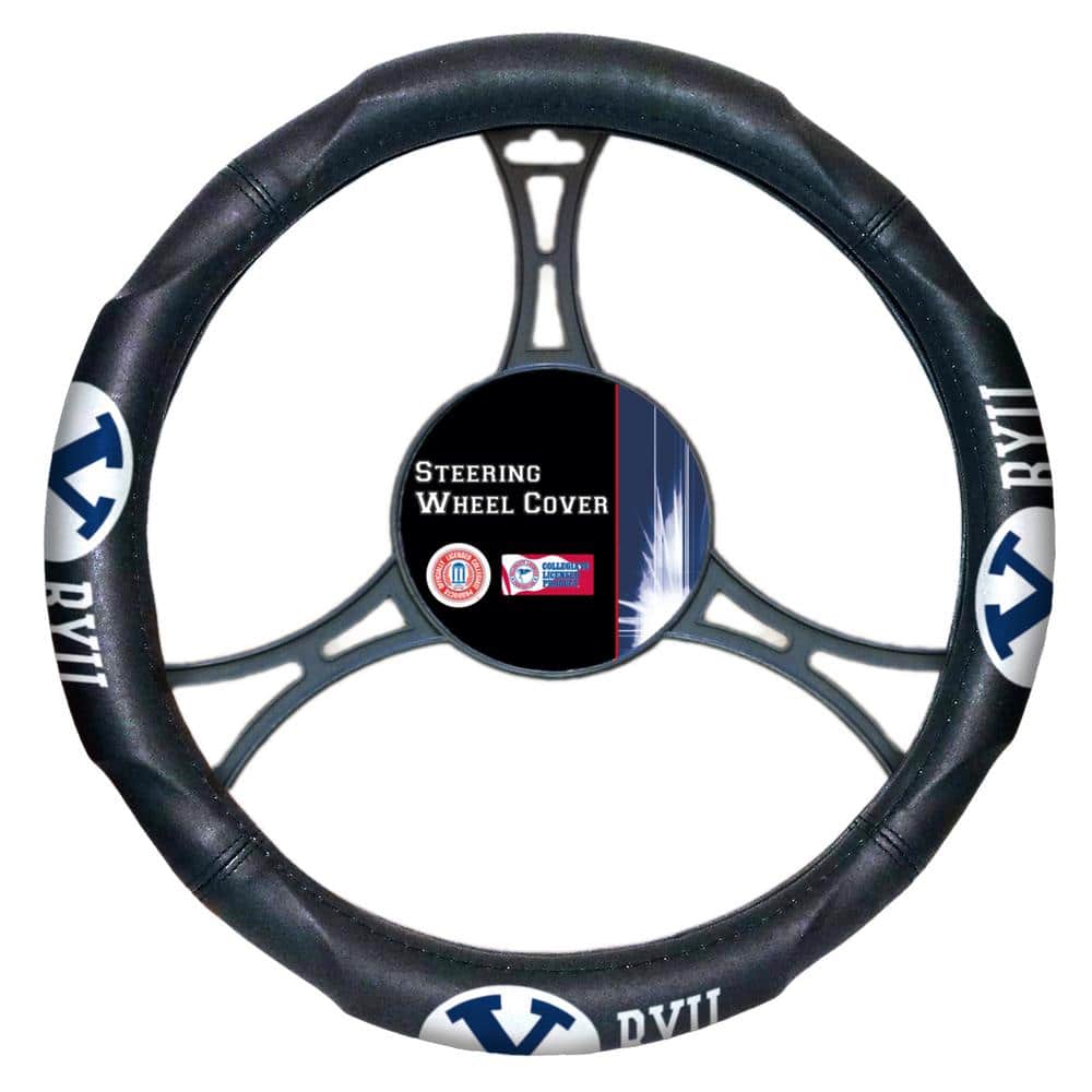 BYU Multi Colored Rubber- PVC Car Steering Wheel Cover
