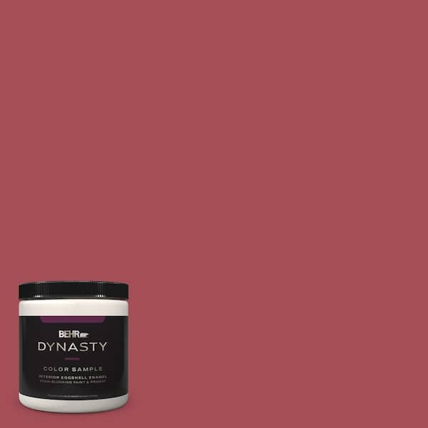 BEHR DYNASTY 8 oz. #HDC-FL15-02 Cranberry Jam Eggshell Enamel Stain-Blocking Interior Paint & Primer Sample