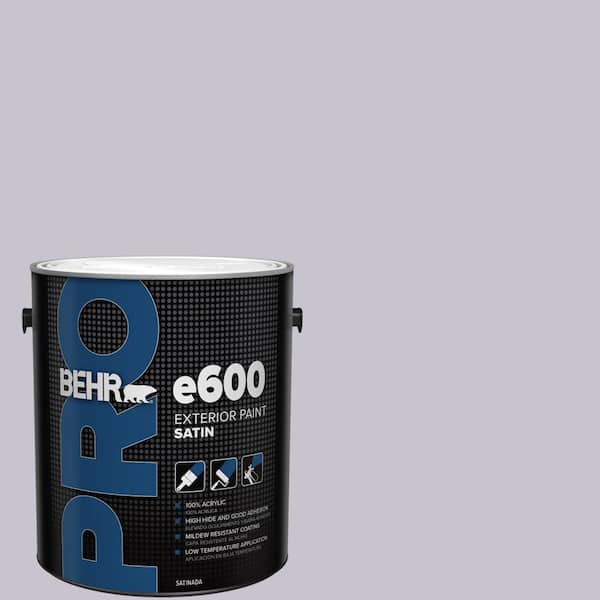 1 gal. #N560-1 Posture and Pose Satin Exterior Paint