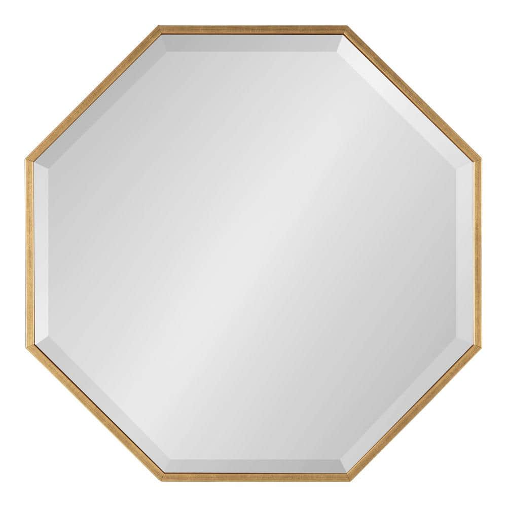 Gold Octagon Full Length Vanity Wall Mirror
