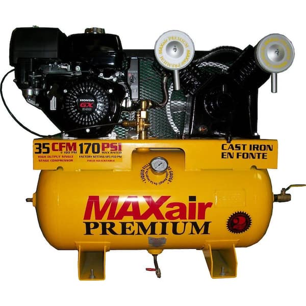 Maxair Premium Industrial Truck Mount 30 Gal. 11 HP Honda Electric Start Air Compressor