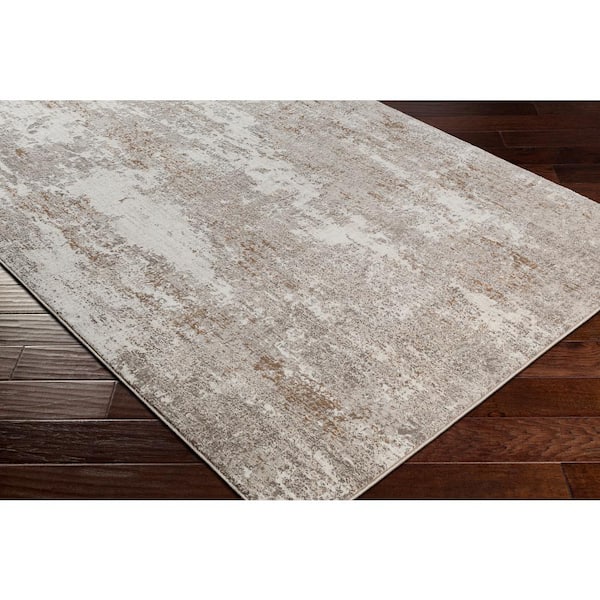 Allegro Taupe 9 ft. x 12 ft. Modern Indoor Area Rug