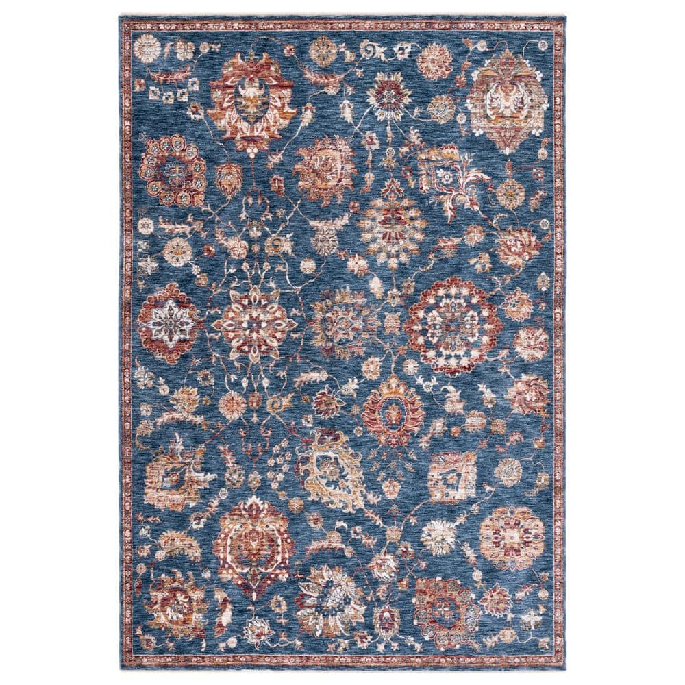 Heirloom 5 ft. x 8 ft. Navy/Beige Floral Abstract Area Rug price history on PriceWatchPro