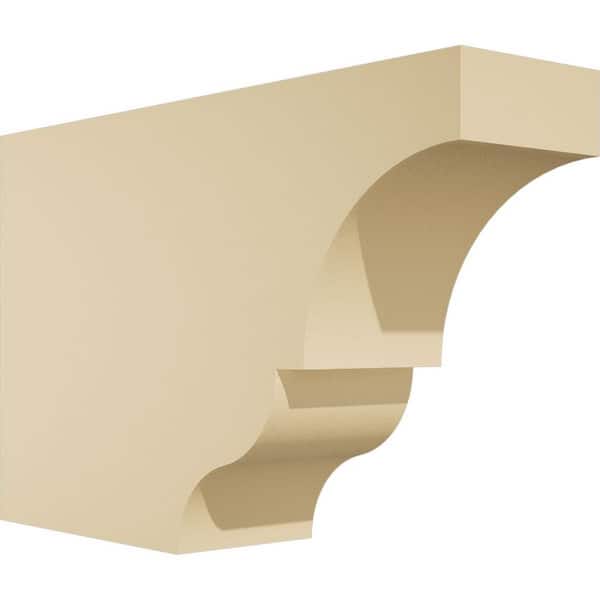 Ekena Millwork Standard Asheboro 4 in. W x 10 in. H x 16 in. D Polyurethane Rafter Tail Outlooker