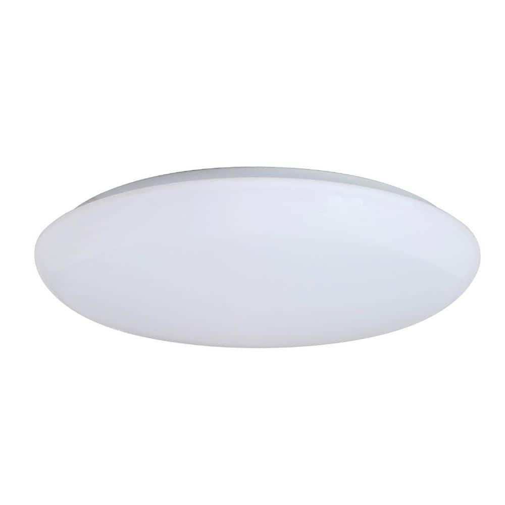 19 in. Mushroom White Integrated LED Flush Mount Ceiling Fixture 5CCT 2700K-5000K, Dimmable price history on PriceWatchPro