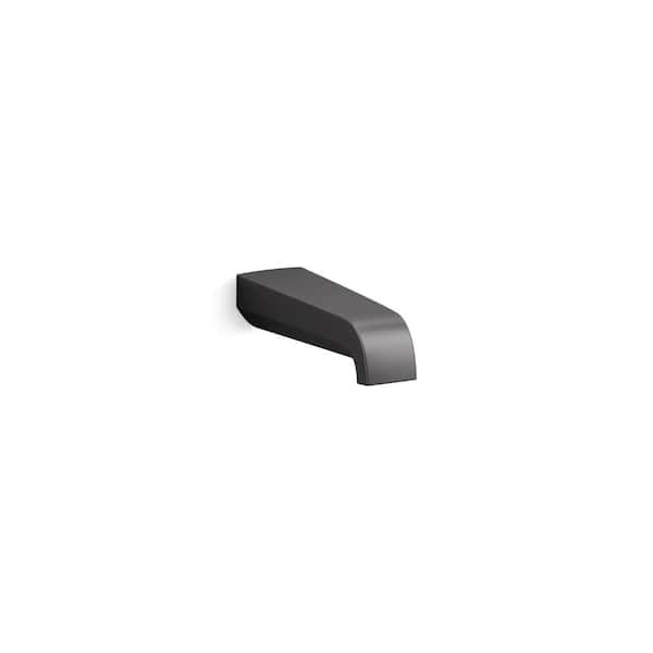 KOHLER Pitch Wall-Mount Bath Spout in Matte Black