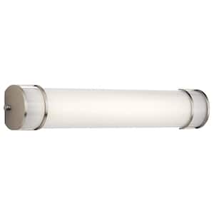 Independence 24.75 in. Brushed Nickel Integrated LED Transitional Linear Bathroom Vanity Light Bar