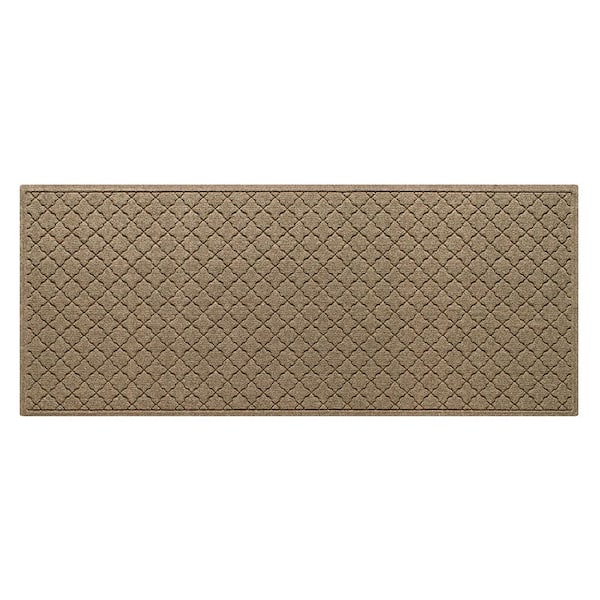 Bungalow Flooring WaterHog Cordova Camel 35 in. x 85 in. PET Polyester Door Mat