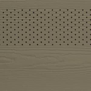 Magnolia Home Hardie Soffit HZ10 16 in. x 144 in. Warm Clay Fiber Cement Vented Cedarmill Soffit 156-pck