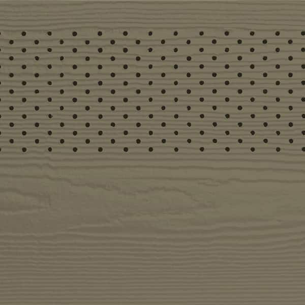 James Hardie Magnolia Home Hardie Soffit HZ10 16 in. x 144 in. Warm Clay Fiber Cement Vented Cedarmill Soffit (156-Pack)