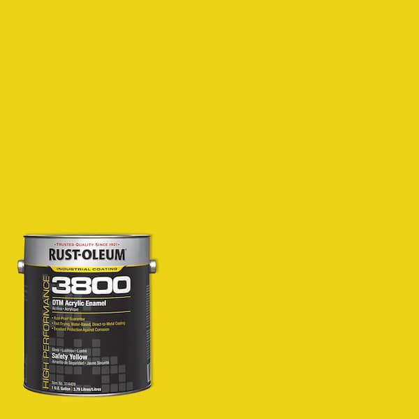 1 gal. High Performance Protective Enamel Gloss Safety Yellow Oil-Based  Interior/Exterior Paint